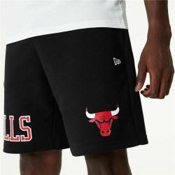 Pantalón Corto Deportivo New Era NBA Chicago Bulls Negro