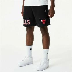 Pantalón Corto Deportivo New Era NBA Chicago Bulls Negro