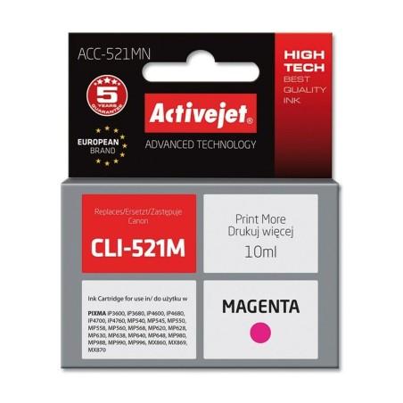 Cartucho de Tinta Original Activejet ACC-521MN Magenta