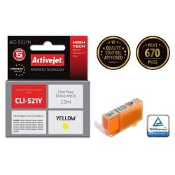 Cartucho de Tinta Original Activejet ACC-521YN Amarillo