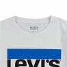 Camiseta de Manga Corta Niño Levi's Sportswear Logo Blanco