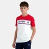 Camiseta de Manga Corta Niño Le coq sportif  N°2 Tricolore Blanco