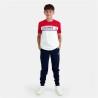 Camiseta de Manga Corta Niño Le coq sportif  N°2 Tricolore Blanco