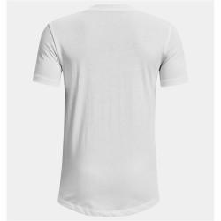 Camiseta de Manga Corta Niño Under Armour Curry Trolly Blanco