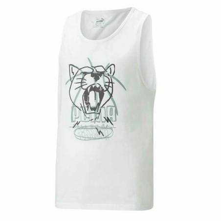 Camiseta de baloncesto Puma Tank B Blanco