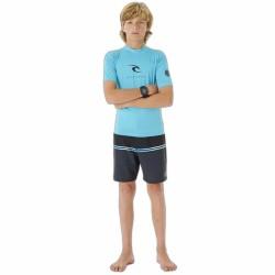 Camiseta de Manga Corta Niño Rip Curl Corps L/S Rash Vest  Azul Licra Surf