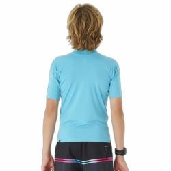 Camiseta de Manga Corta Niño Rip Curl Corps L/S Rash Vest  Azul Licra Surf