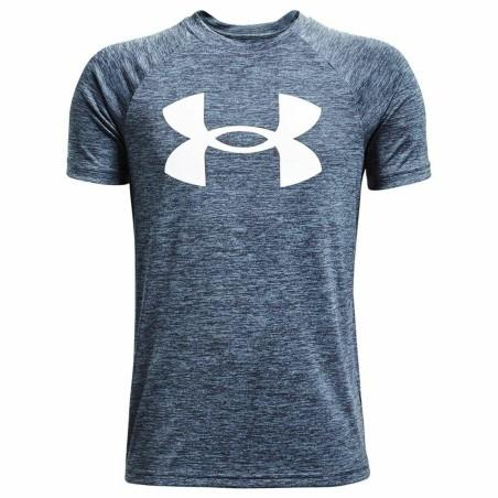 Camiseta de Manga Corta Niño Under Armour Tech Twist SS Azul Añil