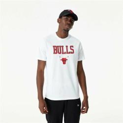 Camiseta de baloncesto New Era NBA Chicago Bulls Blanco