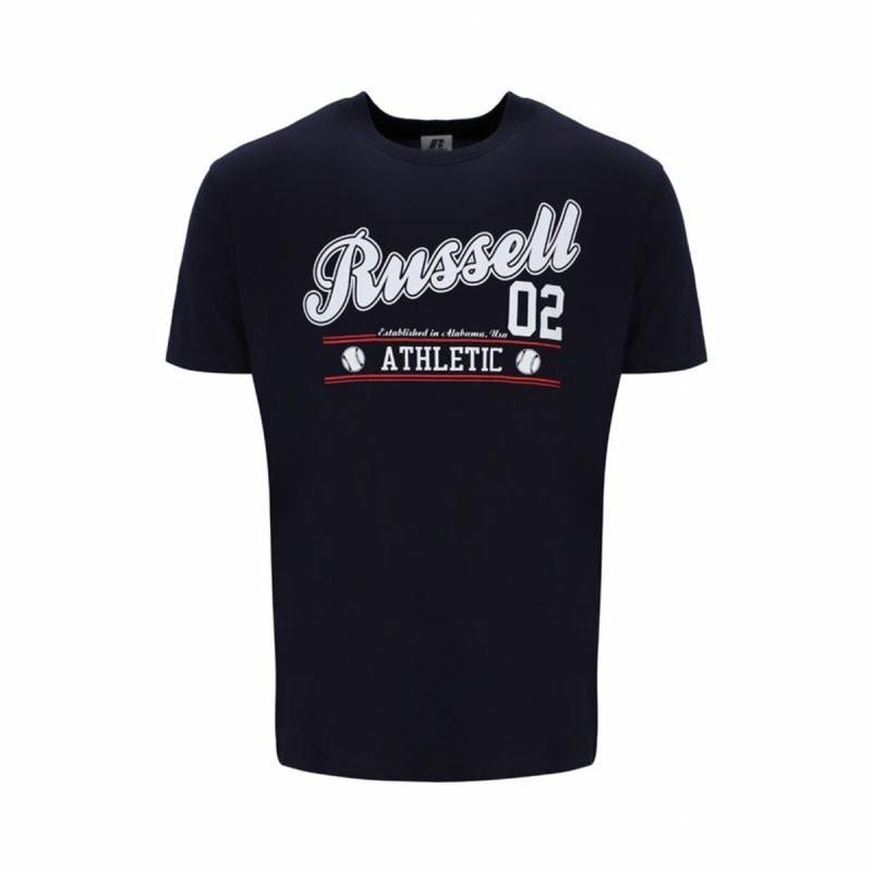 Camiseta de Manga Corta Russell Athletic Amt A30311 Negro Hombre