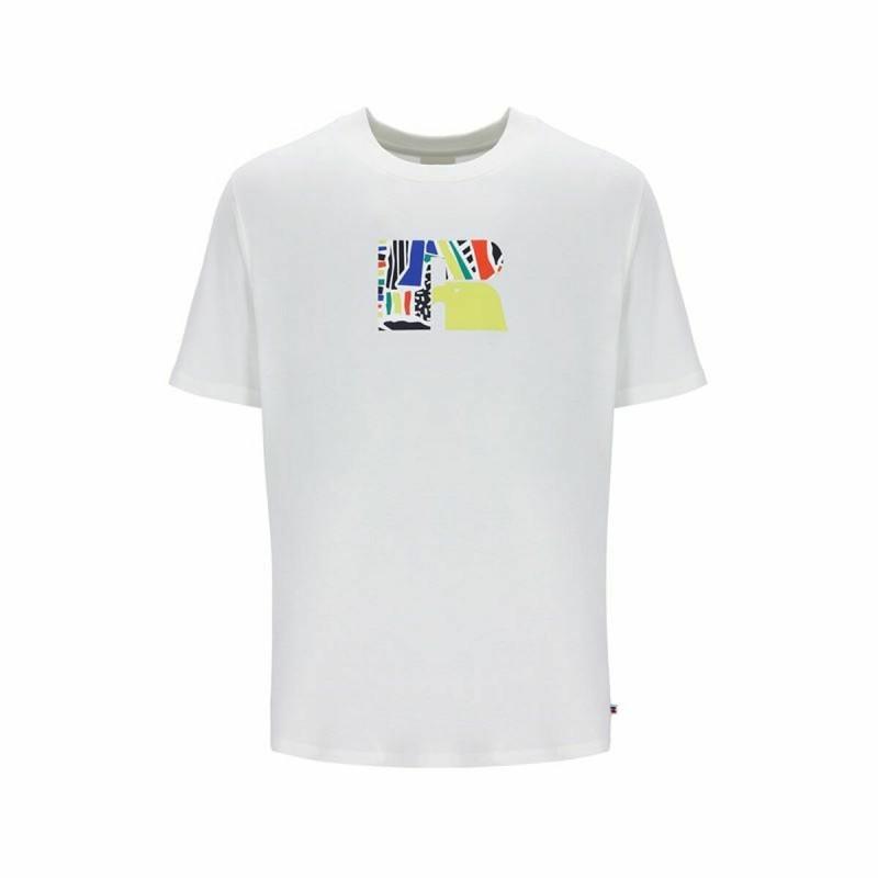 Camiseta de Manga Corta Hombre Russell Athletic Emt E36211 Blanco