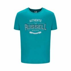 Camiseta de Manga Corta Hombre Russell Athletic Amt A30081 Aguamarina