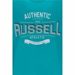 Camiseta de Manga Corta Hombre Russell Athletic Amt A30081 Aguamarina