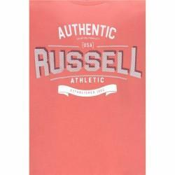 Camiseta de Manga Corta Hombre Russell Athletic Amt A30081 Naranja Coral