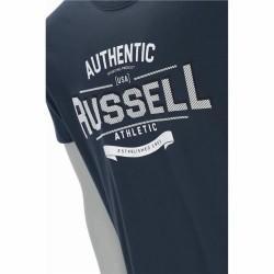 Camiseta de Manga Corta Hombre Russell Athletic Ara Azul oscuro