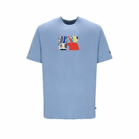 Camiseta de Manga Corta Hombre Russell Athletic Emt E36211 Azul Añil