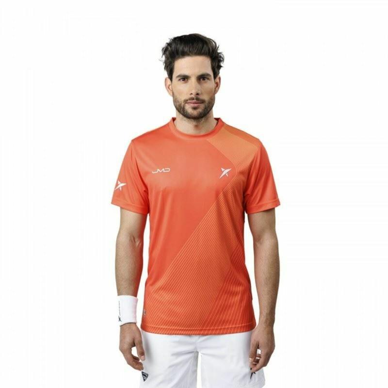 Camiseta de Manga Corta Hombre Drop Shot Airam JMD Naranja