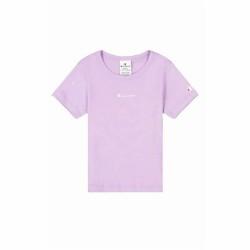 Camiseta de Manga Corta Infantil Champion Crewneck Lavanda