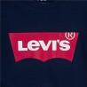 Camiseta de Manga Corta Infantil Levi's Batwing Azul oscuro