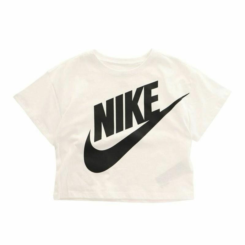 Camiseta de Manga Corta Infantil Nike Icon Futura Blanco