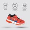 Zapatillas Deportivas con LED Spider-Man Rojo