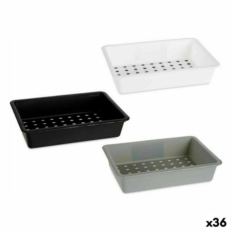 Organizador de Cajones Polipropileno 16 x 5 x 24 cm (36 Unidades)