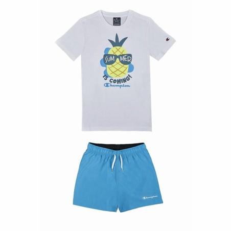 Conjunto Deportivo para Niños Champion Blanco 2 Piezas