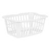 Cesto Blanco Polipropileno 50 L 58 x 24 x 42 cm (12 Unidades)