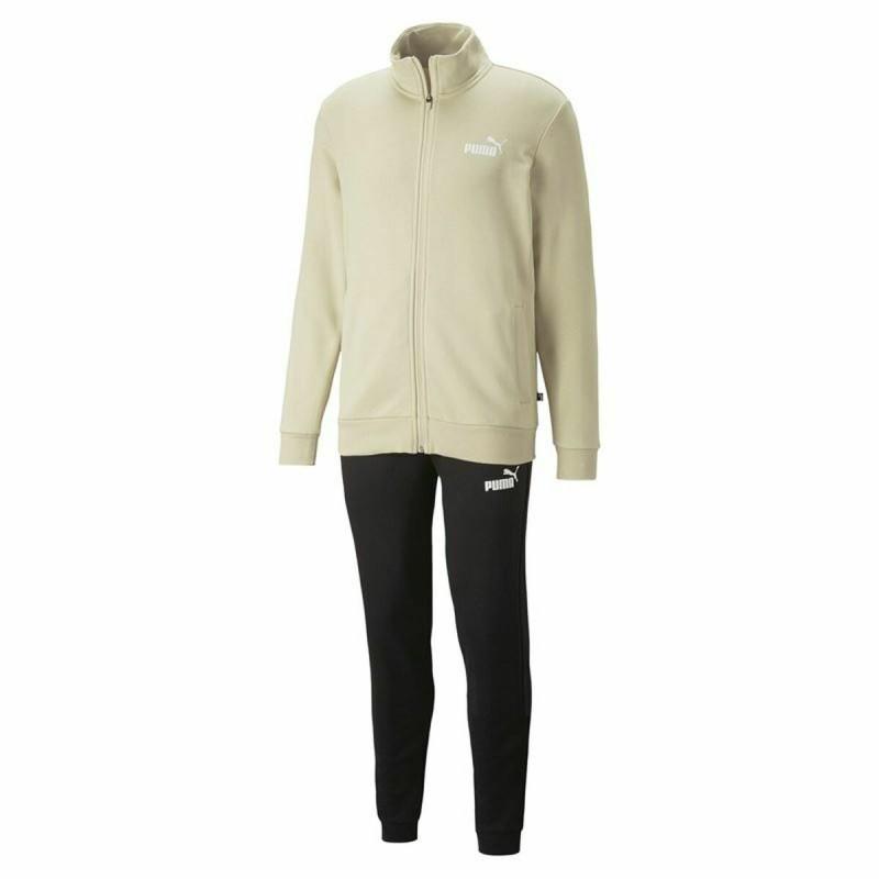 Conjunto Deportivo para Adultos Puma Clean Sweat Suit Tr Beige