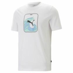 Camiseta Puma Graphics Wave Blanco Hombre