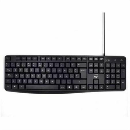 Teclado Ewent EW3001 Negro Qwerty Español