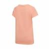 Camiseta de Manga Corta Mujer New Balance Essentials Stacked Rosa