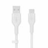 Cable Cargador USB Belkin CAB008bt1MWH Blanco  