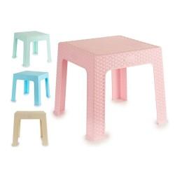 Mesa Infantil Rattan Plástico 47 x 42 x 47 cm (4 Unidades)