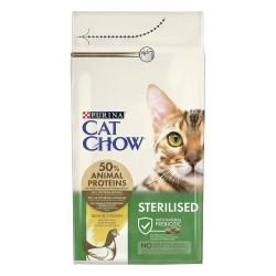 Comida para gato Purina CAT CHOW STERILISED Adulto Pollo 1,5 Kg