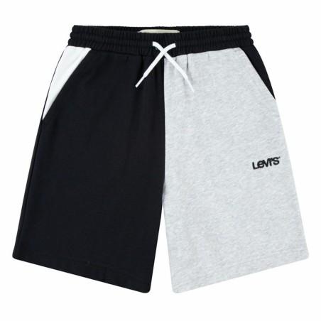 Pantalones Cortos Deportivos para Niños Levi's French Terr 63391 Bicolor Negro