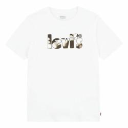 Camiseta Levi's Camo Poster Logo Bright Blanco