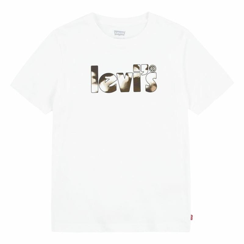 Camiseta Levi's Camo Poster Logo Bright 60732 Blanco