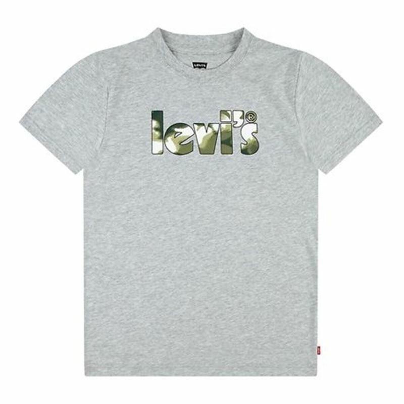 Camiseta Levi's Camo Poster Logo Gray 60731 Gris