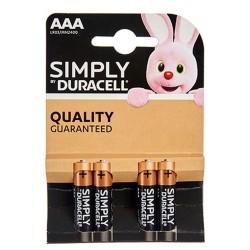 Pilas Alcalinas LR03 DURACELL (10 Unidades)