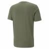 Camiseta de Manga Corta Hombre Puma Ess Tape Camo Moss S Verde Oliva