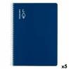 Cuaderno ESCOLOFI Azul A4 Din A4 40 Hojas (5 Unidades)