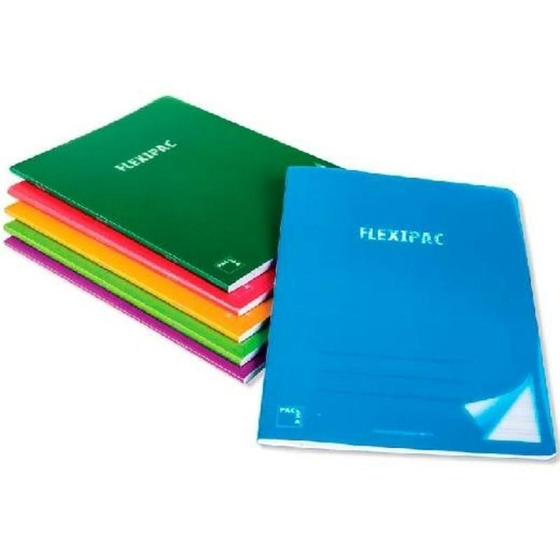 Libreta Pacsa Flexipac Multicolor A4 48 Hojas (6 Piezas)