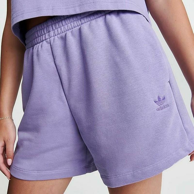 Pantalones Cortos Deportivos para Mujer Adidas IA6449  Morado