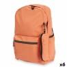 Mochila Escolar Naranja 37 x 50 x 7 cm (6 Unidades)