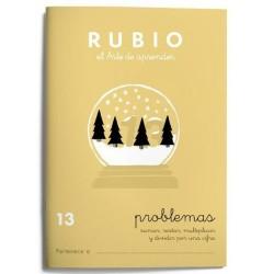 Cuaderno de matemáticas Rubio Nº 13 A5 Español 20 Hojas (10 Unidades)