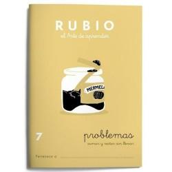 Cuaderno de matemáticas Rubio Nº 7 A5 Español 20 Hojas (10 Unidades)