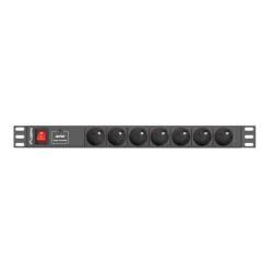 Regleta Lanberg PDU-07E-0200-BK