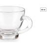 Juego de Tazas de Café Transparente Vidrio 80 ml (24 Unidades)