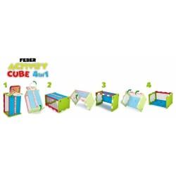 Juego de habilidad Feber Activity Cube 4 in 1 Multideporte